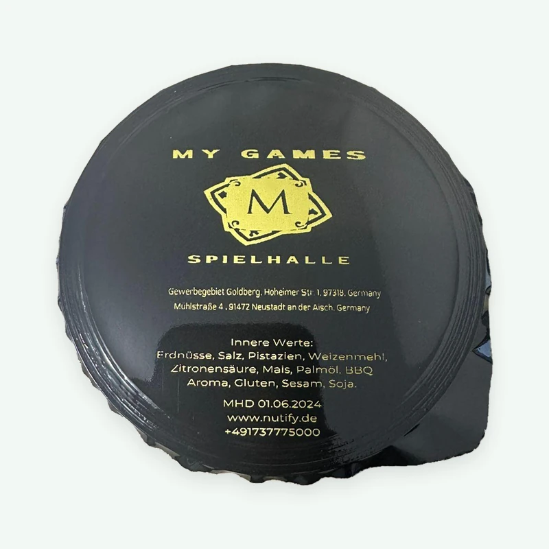 Nutify-Schale mit Logo von My Games Spielhalle